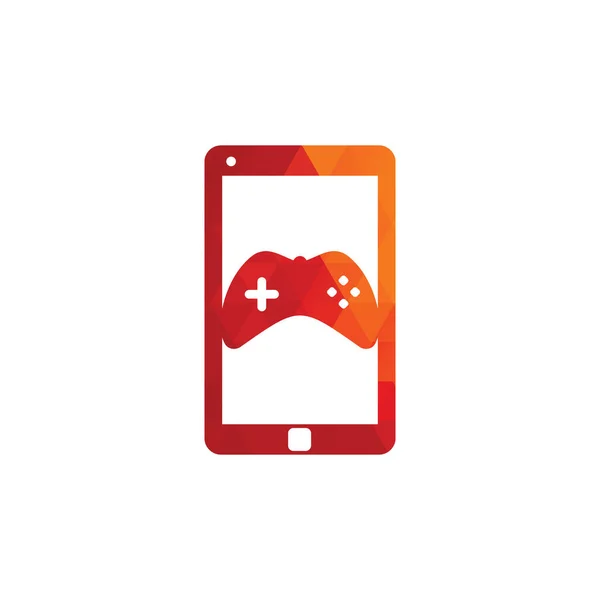 Smartphone Spiel Symbol Logo Design Element — Stockvektor