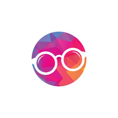 Glasses Logo Design. spectacles icon design template vector.