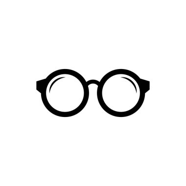 Glasses Logo Design. spectacles icon design template vector.