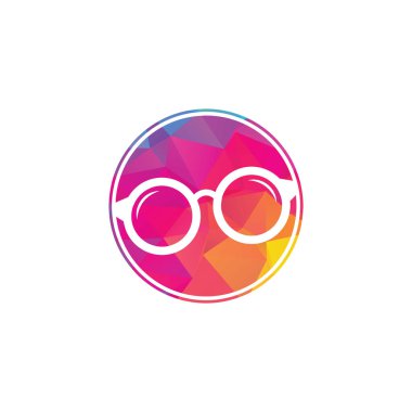 Glasses Logo Design. spectacles icon design template vector.