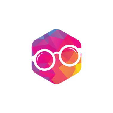 Glasses Logo Design. spectacles icon design template vector.