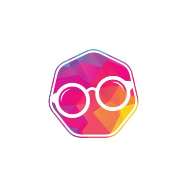 Glasses Logo Design. spectacles icon design template vector.
