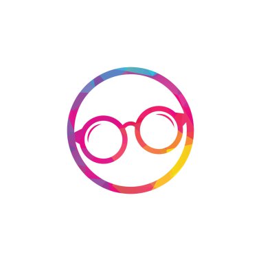 Glasses Logo Design. spectacles icon design template vector.