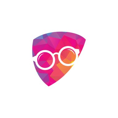 Glasses Logo Design. spectacles icon design template vector.