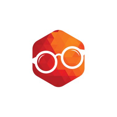 Glasses Logo Design. spectacles icon design template vector.