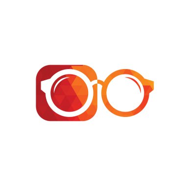 Glasses Logo Design. spectacles icon design template vector.