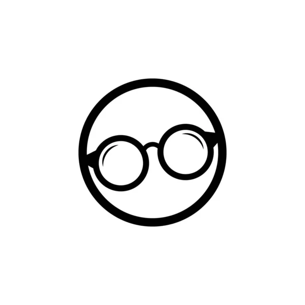 Glasses Logo Design Spectacles Icon Design Template Vector — Wektor stockowy