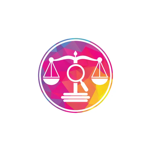 Find Justice Logo Vector Template Creative Law Firm Logo Design — ストックベクタ