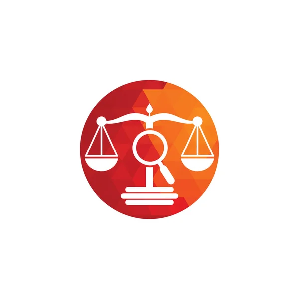 Find Justice Logo Vector Template Creative Law Firm Logo Design — Stockový vektor