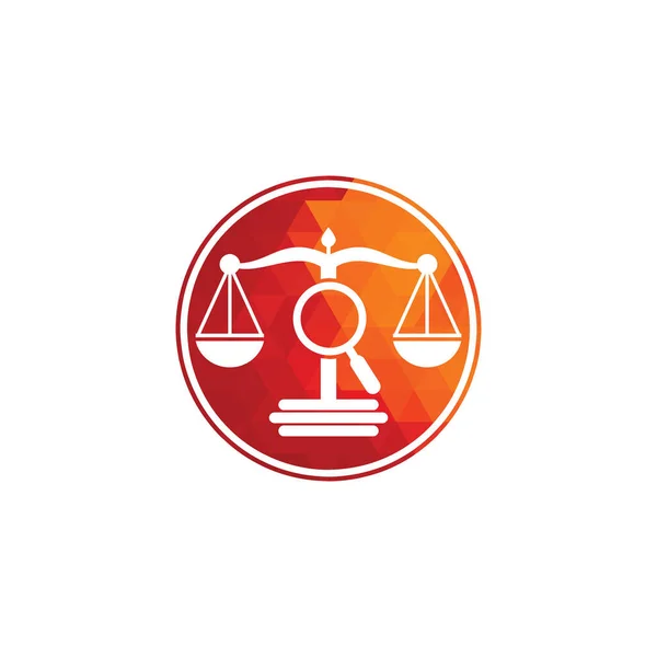 Find Justice Logo Vector Template Creative Law Firm Logo Design — Stok Vektör