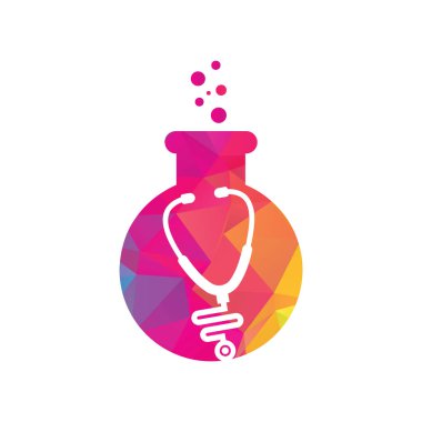 Laboratuvar logosu, teşhis logosu.