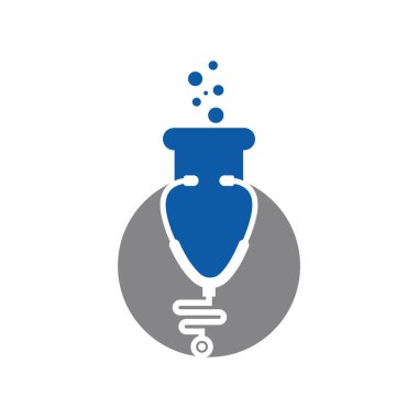 Laboratuvar logosu, teşhis logosu.