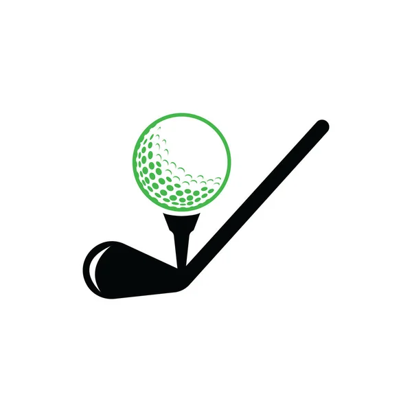 Stick Golf Logo Design Vector Template Golf Logo Designs Golf — Stockový vektor
