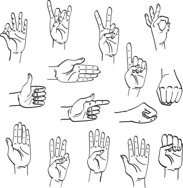 Gestures hand