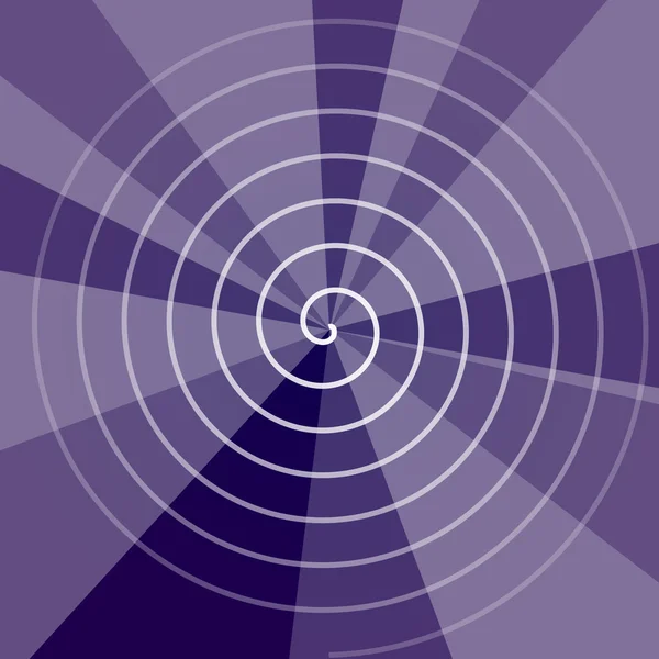 Абстрактный фиолетовый радиальный фон со спиралью — стоковое фото