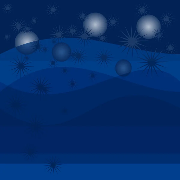 Abstracto azul estrellas burbuja fondo — Foto de Stock
