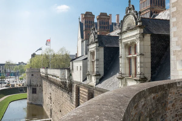 ブルターニュの城。ナント、フランス ロイヤリティフリーのストック写真