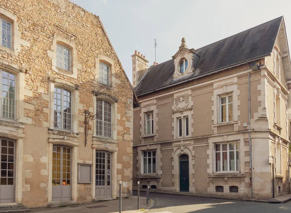 Widok Budynków Poitiers Francji Francuski Styl Architektoniczny — Zdjęcie stockowe