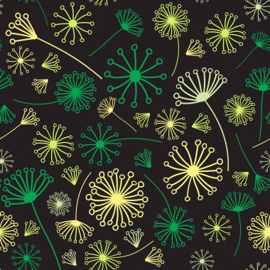 Parlak çiçekli kusursuz bir desen. Yaz arkaplanı.