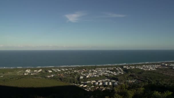 Mount coolum i queensland — Stockvideo