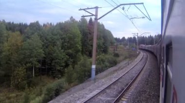 keskin eğrideki tren