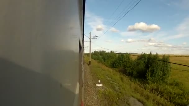 Ferrocarril Transiberiano — Vídeo de stock