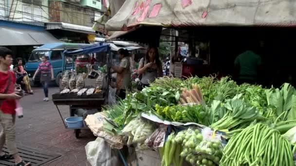 Mercado da chinatown — Vídeo de Stock