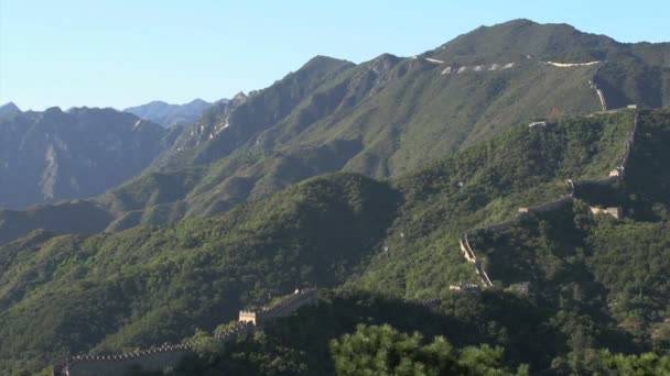 Great Wall of China — Stock Video