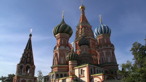 Vasilijkatedralen — Stockvideo