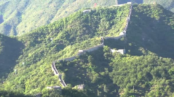 Great Wall of China — Stock Video