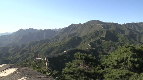 Great Wall of China — Stock Video
