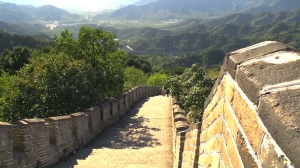 Great Wall of China — Stock Video