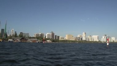 üzerinde bir feribot Batı Avustralya Perth