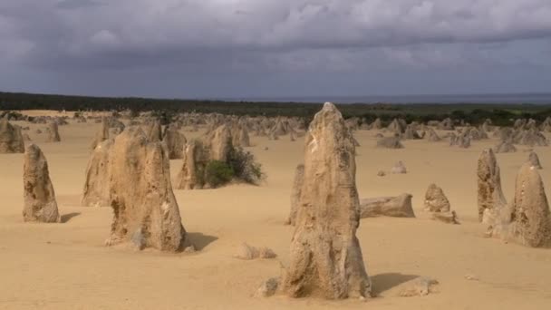 The pinnacles with blue sky — Stock Video