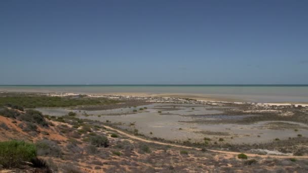 Paysage panoramique du parc national de Shark Bay 