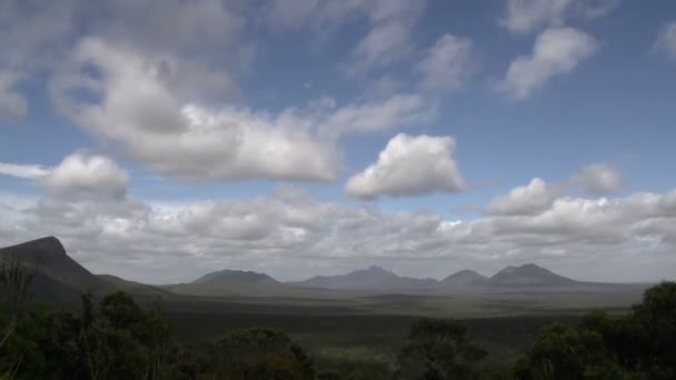 Il time lapse paesaggio Stirling Range — Video Stock