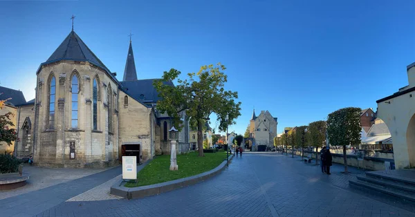 Nicolaas Barbara Stary Kościół Mieście Valkenburg Południowym Limburgu Holandia — Zdjęcie stockowe