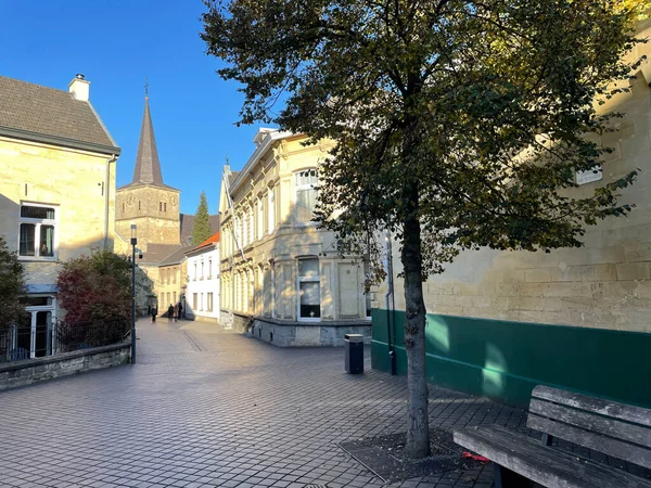 Straat Naar Nicolaas Barbara Oude Kerk Valkenburg Zuid Limburg — Stockfoto