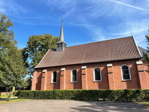 Kerk Oldenkott Duitsland Net Nederlandse Grens — Stockfoto