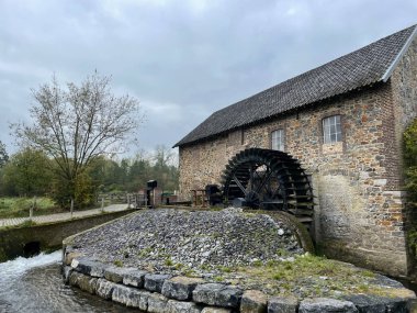 The Volmolen water mill around Epen in South Limburg the Netherlands clipart