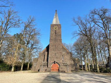 Hollanda, Gelderland, Renkum 'daki kilise.