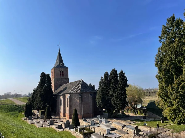 Oude Kerk Rond Dodewaard Nederland — Stockfoto