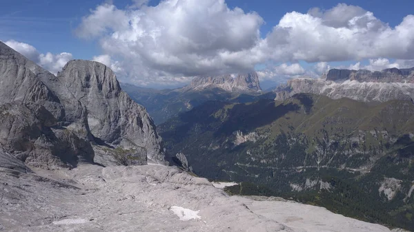 Flygfoto Från Dolomiterna Italien — Stockfoto
