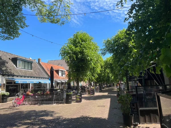 Stare Miasto Langweer Friesland Holandii — Zdjęcie stockowe