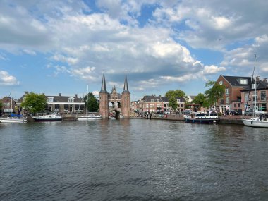 Hollanda 'daki Sneek Friesland' daki su havuzu.