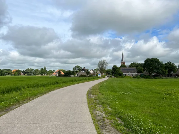 Road Reahus Friesland Netherlands — Fotografia de Stock