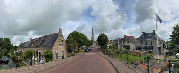 Panorama Von Der Stadt Tzum Friesland Die Niederlande — Stockfoto