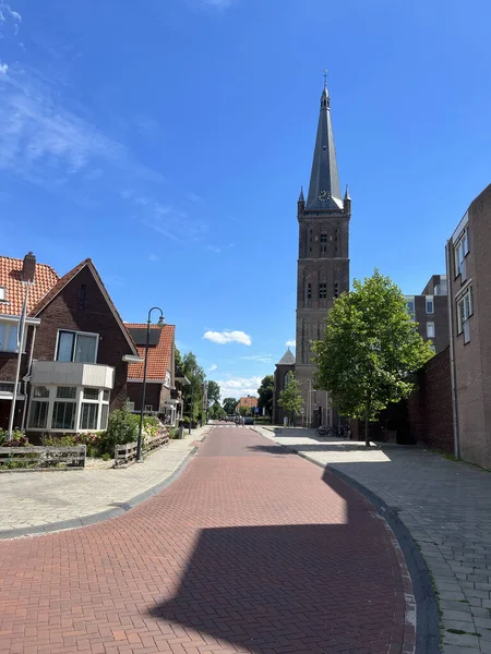 Έγραψε Sint Clemenskerk Στο Steenwijk Των Κάτω Χωρών — Φωτογραφία Αρχείου