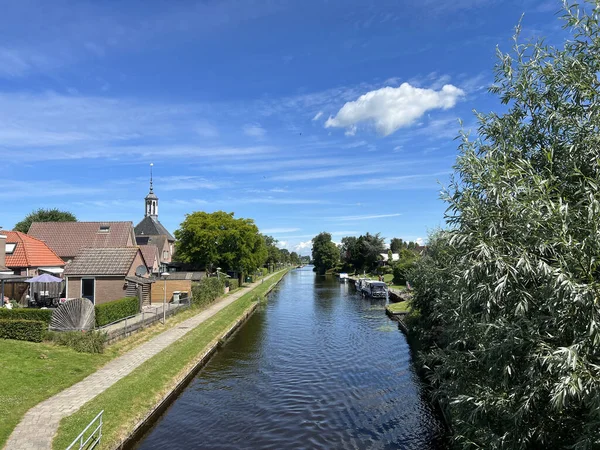 Canal Town Kuinre Overijssel Netherlands — Zdjęcie stockowe