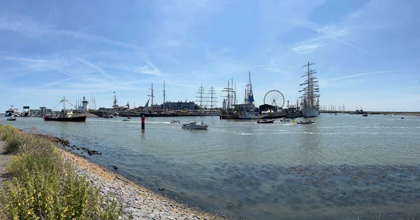 Evento Veleros Puerto Harlingen Frisia Países Bajos — Foto de Stock